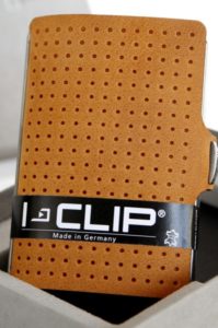 cartera tarjetero I-Clip Advantage R Caramelo
